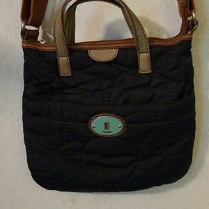Fossil crossbody quilted bag